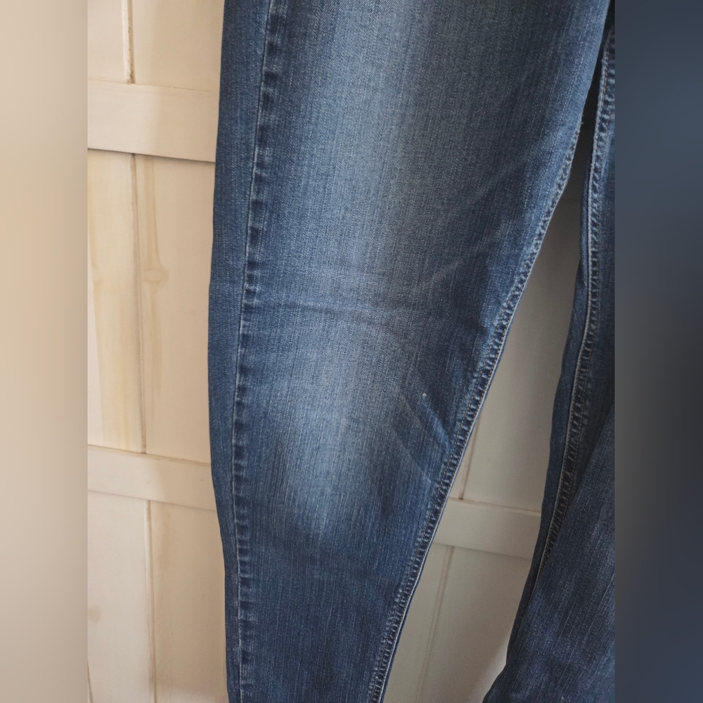 Mossino Womens 12 Skinny Boyfriend Blue Jeans - Picture 3 of 10